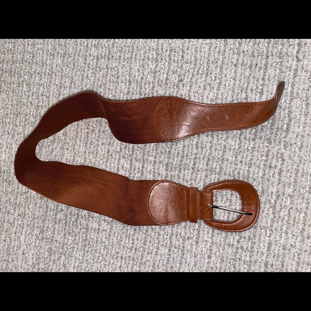 Brown belt for waist